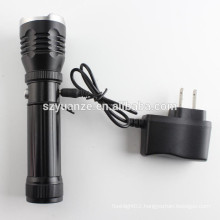 high power led torch light, led torch light portable power bank